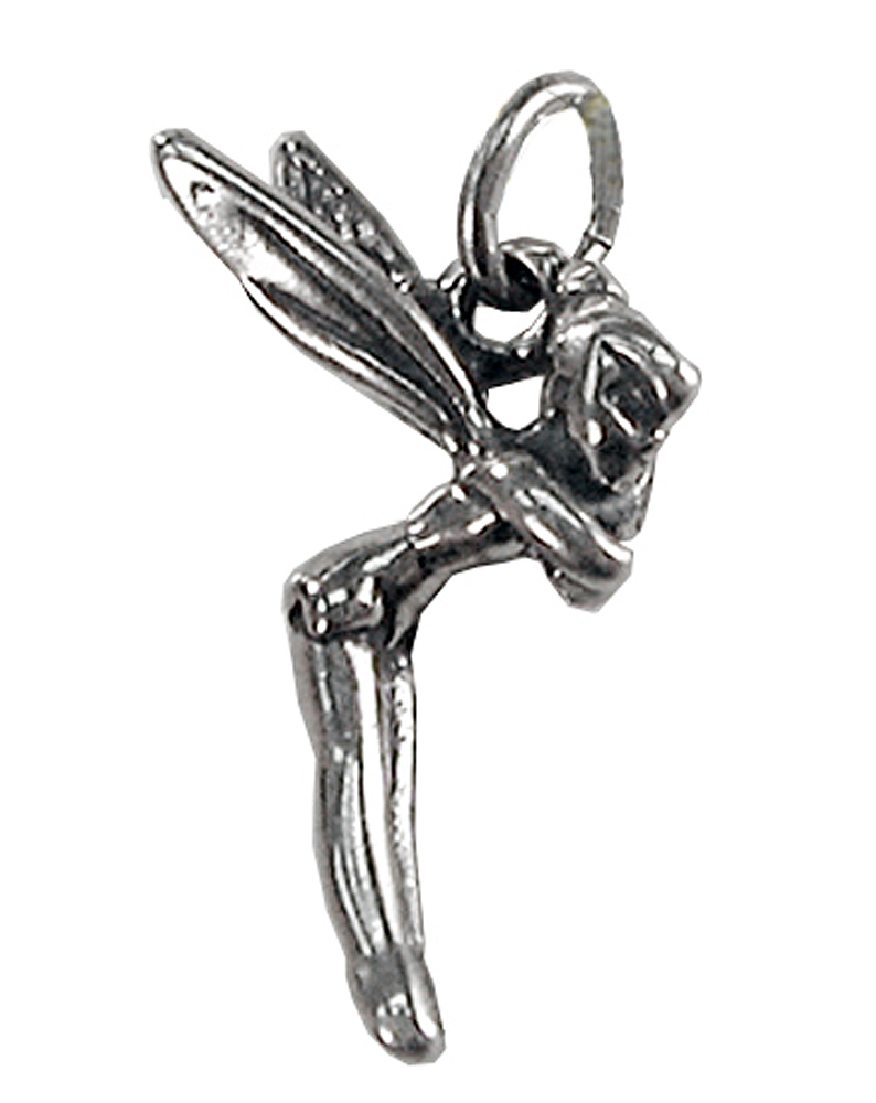 Sterling Silver Fairy Tinkerbell Charm Sterling Silver Fairy Tinkerbell Charm