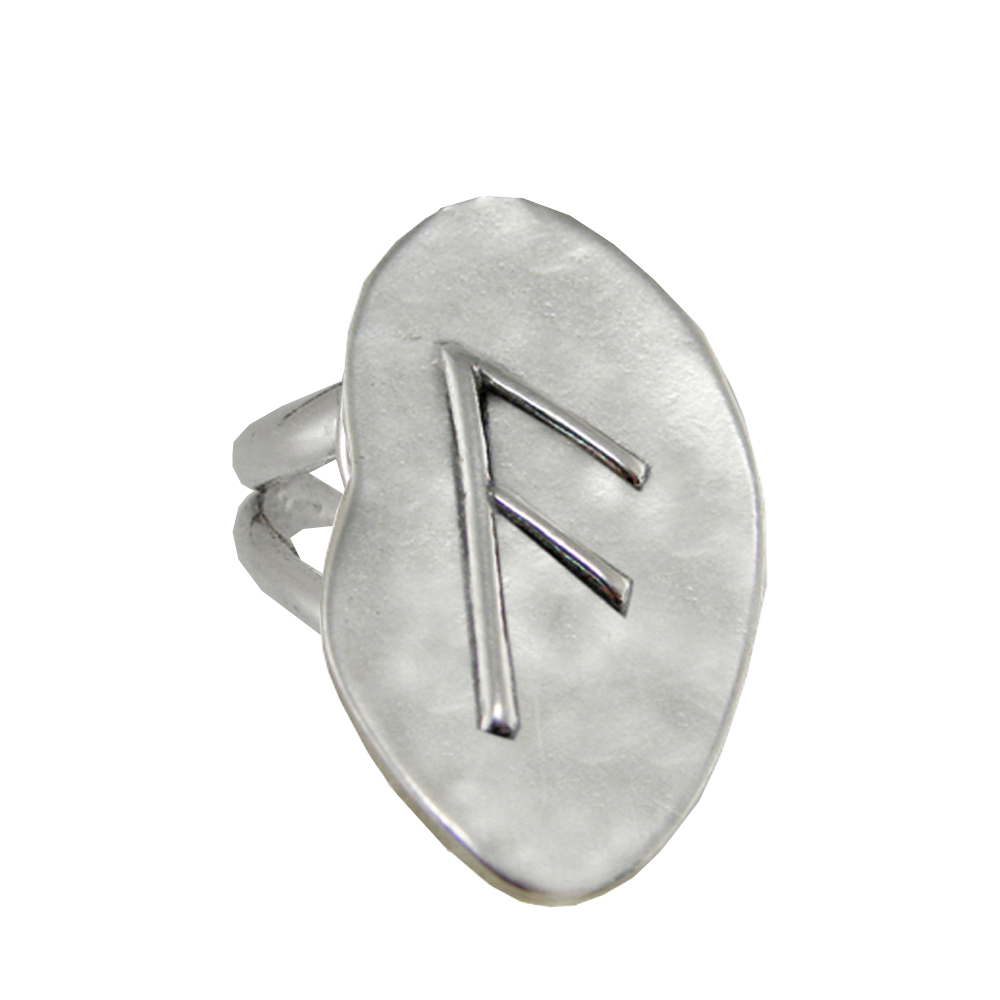 Sterling Silver Symbol For Communication Runic Ring Size 12 Sterling Silver Symbol For Communication Runic Ring Size 12