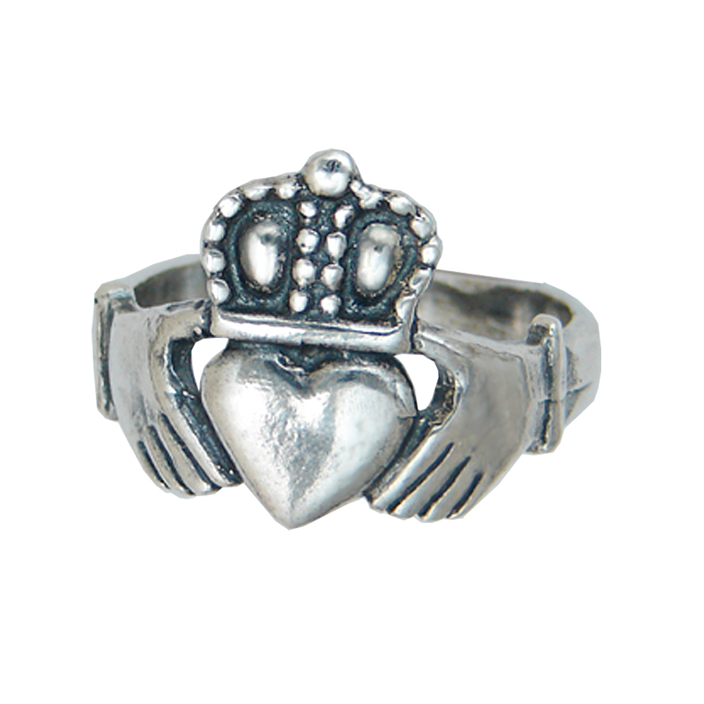 Sterling Silver Petite Claddagh Ring Size 4 Sterling Silver Petite Claddagh Ring Size 4