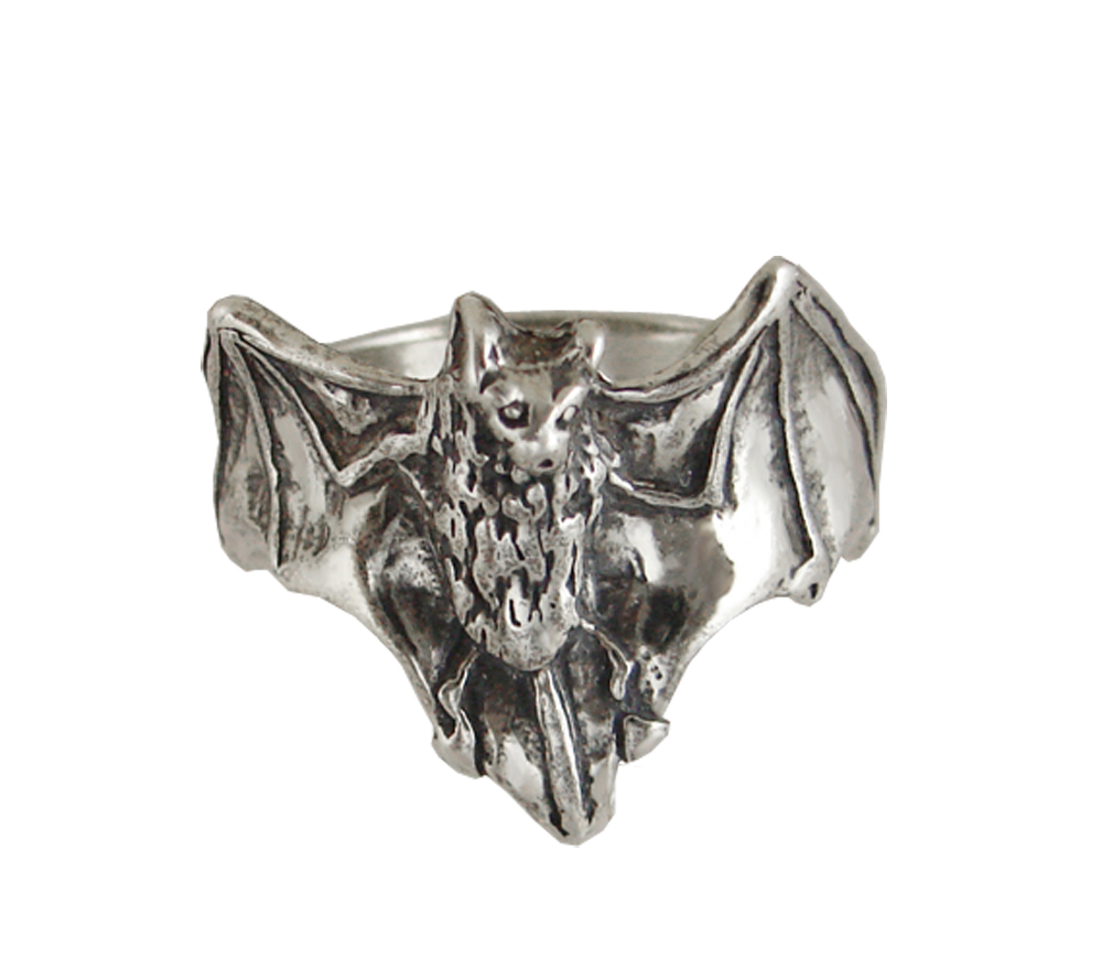 Sterling Silver Bat Ring Size 12 Sterling Silver Bat Ring Size 12